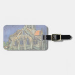 Van Gogh Church at Auvers, Vintage Impressionism Bag Tags