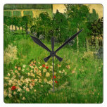 Van Gogh; Daubigny's Garden, Le Jardin de Daubigny Wall Clock