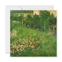 Van Gogh; Daubigny's Garden, Le Jardin de Daubigny Custom Invites