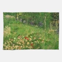 Van Gogh; Daubigny's Garden, Le Jardin de Daubigny Towel