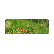 Van Gogh; Daubigny's Garden, Le Jardin de Daubigny Return Address Label