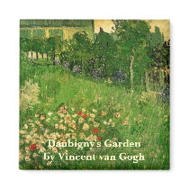 Van Gogh; Daubigny's Garden, Le Jardin de Daubigny Magnets