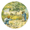 Van Gogh First Steps Sticker sticker