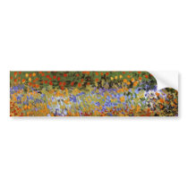 Van Gogh Flowering Garden Bumper Sticker