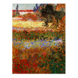 Van Gogh Flowering Garden (F430) Fine Art Postcard