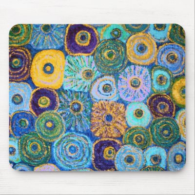 Van Gogh Flowers Mousepad by INTHEPRESENT