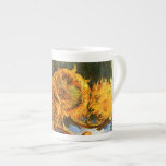 Van Gogh: Four Sunflowers Bone China Mugs