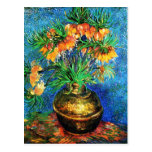 Van Gogh Fritillaries Copper Vase (F213) Fine Art Post Cards