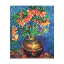 Van Gogh - Fritillaries In A Copper Vase Canvas Prints