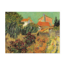 Van Gogh; Garden Behind a House Post Cards