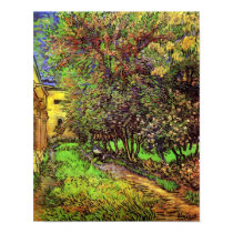 Van Gogh Garden Of Saint-Paul Hospital Poster posters by ArtLoversCafe Van Gogh Garden Of Saint-Paul Hospital Poster posters