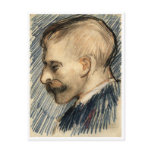 Van Gogh Head of Man (Theo?) Post Card
