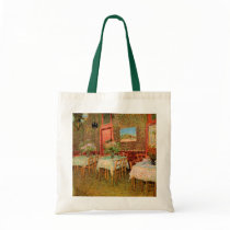 Van Gogh; Interior of a Restaurant Canvas Bag