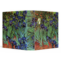 Van Gogh Irises Vinyl Binders
