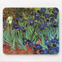 Van Gogh Irises Mouse Pads