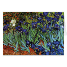 Van Gogh Irises Note Card