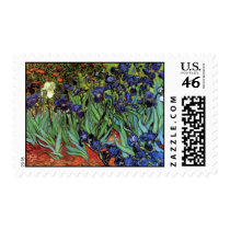 Van Gogh Irises Stamp