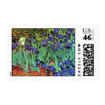 Van Gogh Irises Postage Stamp