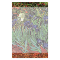 Van Gogh Irises Custom Stationery