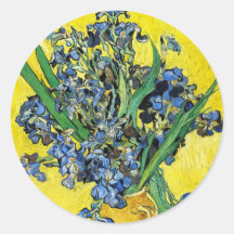 Van Gogh Irises Stickers
