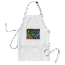 Van Gogh Irises, Vintage Post Impressionism Art Aprons