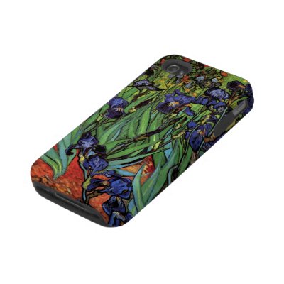 Van Gogh Irises, Vintage Post Impressionism Art Tough Iphone 4 Covers