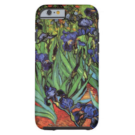 Van Gogh Irises, Vintage Post Impressionism Art Tough iPhone 6 Case
