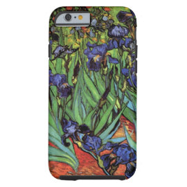 Van Gogh Irises, Vintage Post Impressionism Art iPhone 6 Case