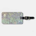 Van Gogh Irises, Vintage Post Impressionism Art Bag Tags