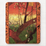 Van Gogh Japonaiserie Flowering Plum Tree Mousepad