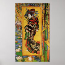 Van Gogh Japonaiserie, Oiran (Courtesan) Poster