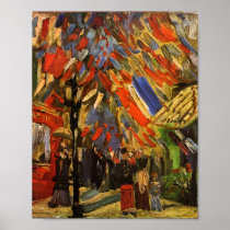 Van Gogh July 14th Celebration in Paris Print