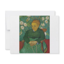 VAN GOGH - LA BERCEUSE (AUGUSTINE ROULIN) invitations