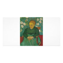 VAN GOGH - LA BERCEUSE (AUGUSTINE ROULIN) PHOTO GREETING CARD