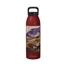 Van Gogh Les Alpilles (F724) Fine Art Drinking Bottles