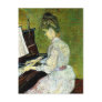 Van Gogh; Marguerite Gachet at the Piano Postcard
