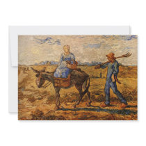 Van Gogh; Morning: Peasant Couple Going to Work Invite