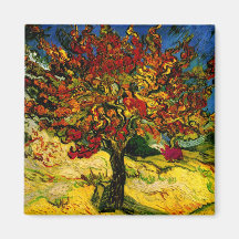 Van Gogh Mulberry Tree (F637) Fine Art Refrigerator Magnets