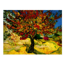Van Gogh Mulberry Tree (F637) Fine Art Postcard
