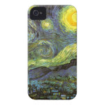Van Gogh: Noche estrellada iPhone 4 Case-Mate Funda