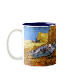 Van Gogh: Noon Rest from Work zazzle_mug