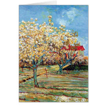 Van Gogh - Orchard In Blossom Card