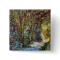 Van Gogh Path In The Woods Button