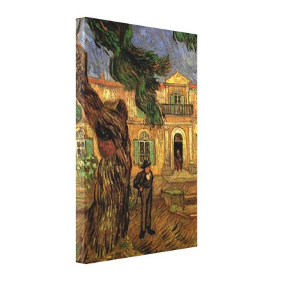 Van Gogh Pine Trees Figure Garden St Paul Hospital Stretched Canvas Prints Zazzle_wrappedcanvas Van Gogh Pine Trees Figure Garden St Paul Hospital Stretched Canvas Prints Zazzle_wrappedcanvas