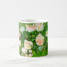 Van Gogh Pink Roses Mug