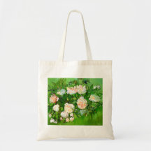 Van Gogh Pink Roses Tote Bag