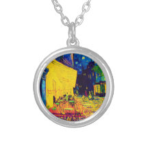 Van Gogh Pop Art Cafe Terrace At Night Necklace