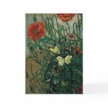 Van Gogh Poppies and Butterflies Greeting Cards