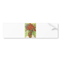 Van Gogh Poppies Bumper Sticker