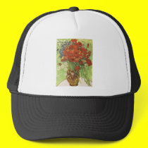 Van Gogh Poppies hats by rahulbiswas Van Gogh Poppies hats